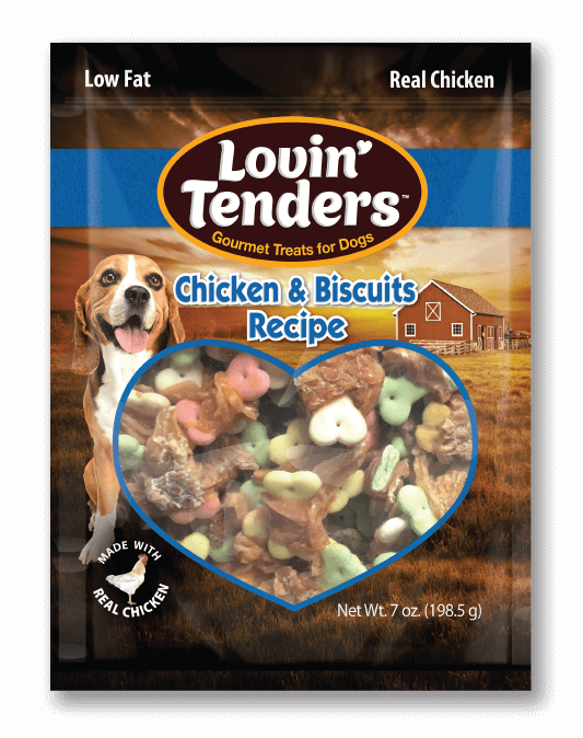Lovin' Tenders Chicken & Biscuits Recipe Dog Treats, 7 oz (7 oz.)