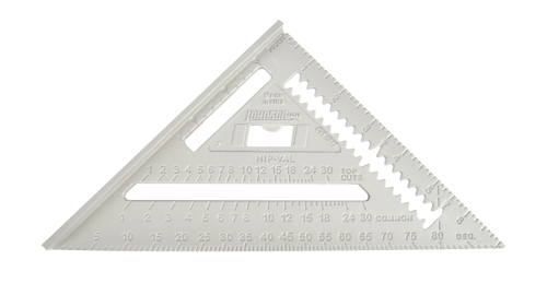 Johnson Level 7 Johnny Square Professional Aluminum Rafter Square (7)