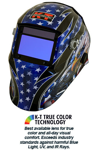 K-T Industries Patriotic Auto Darkening Helmet