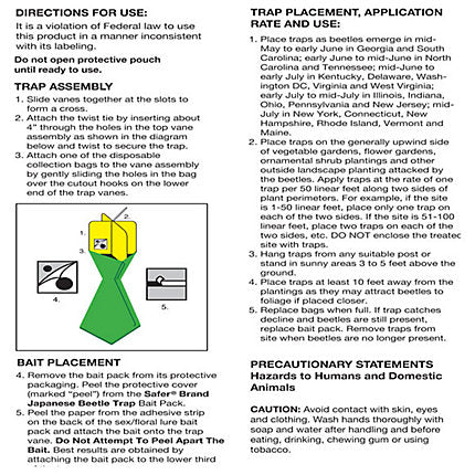 SAFER® BRAND JAPANESE BEETLE TRAP - 1 TRAP (1-Count)